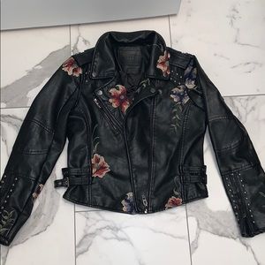 Girls badass leather coat